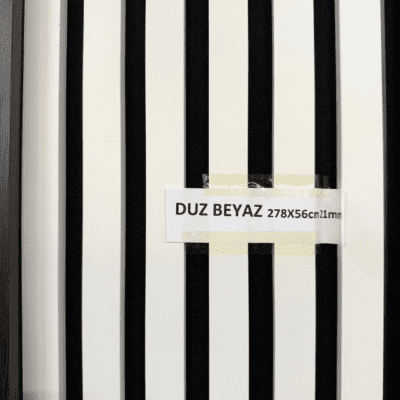 Zidni MDF Panel 278 x 56 cm - DUZ BEYAZ