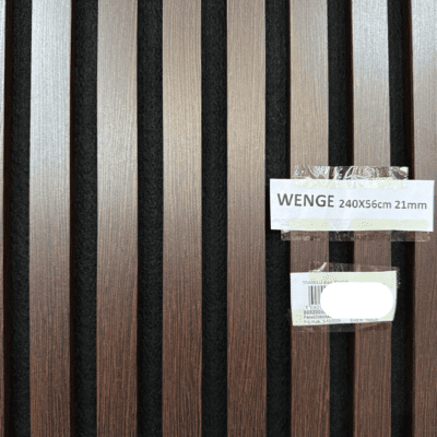 Zidni MDF Panel 240 x 56 cm - WENGE